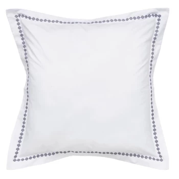 Image of Bedeck of Belfast Oka Square Pillowcase - Denim