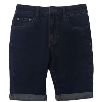 Image of Firetrap Denim Shorts Junior Boys - Dark Petrol