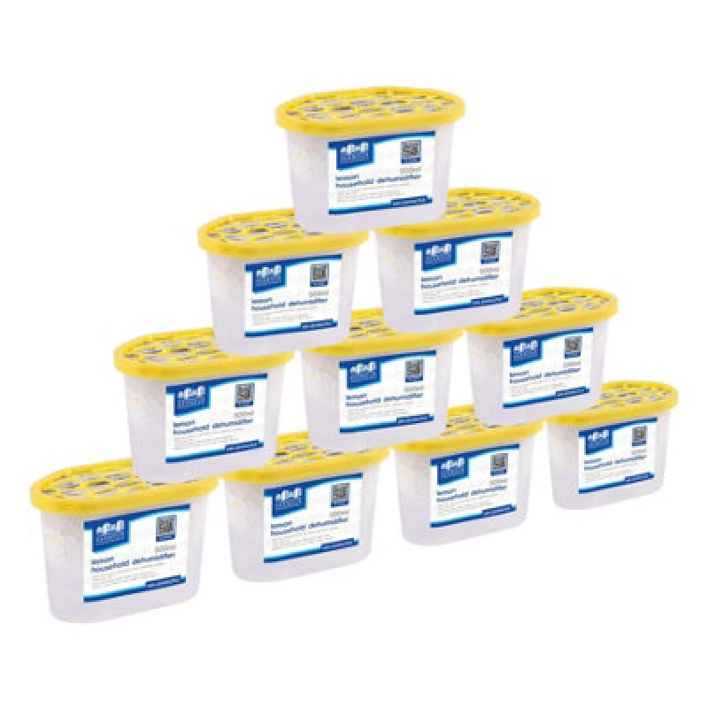 Image of Harbour Housewares Interior Dehumidifiers - 500Ml - Vanilla - 10X Anti-Mould Condensation Absorber Moisture Trap Air Freshener