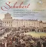 Image of Schubert: Symphony No. 8 "Unfinished"; Symphony No. 9 Great" (Music CD)