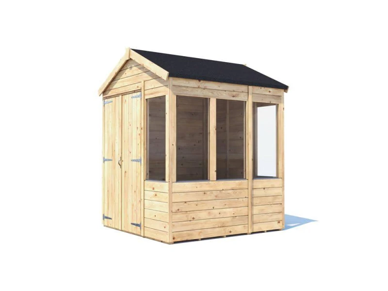 Image of Dunster House Potting Shed Apex Roof W6' X D6' (W1.8M X D1.8M) Superfelt Included Overlord Modular
