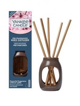 Image of Yankee Candle Cherry Blossom Pre-Fragranced Reed Diffuser Starter Kit