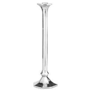 Image of Silver Octagonal Large Candle Holder