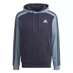 Image of adidas Essentials M lange French Terry Hoodie Mens - Legend Ink / Legend Ink Metall