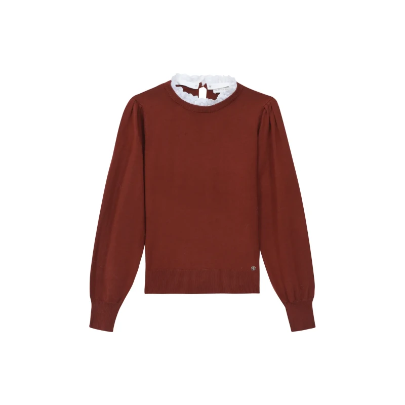 Image of La Petite Etoile Woman sweater La Petite Etoile Aubine Marron Female 36