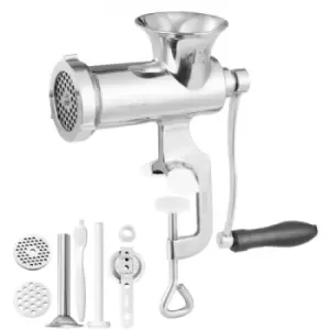 Image of VEVOR Manual Meat Grinder 304 Stainless Steel Hand Grinder & Steel Table Clamp