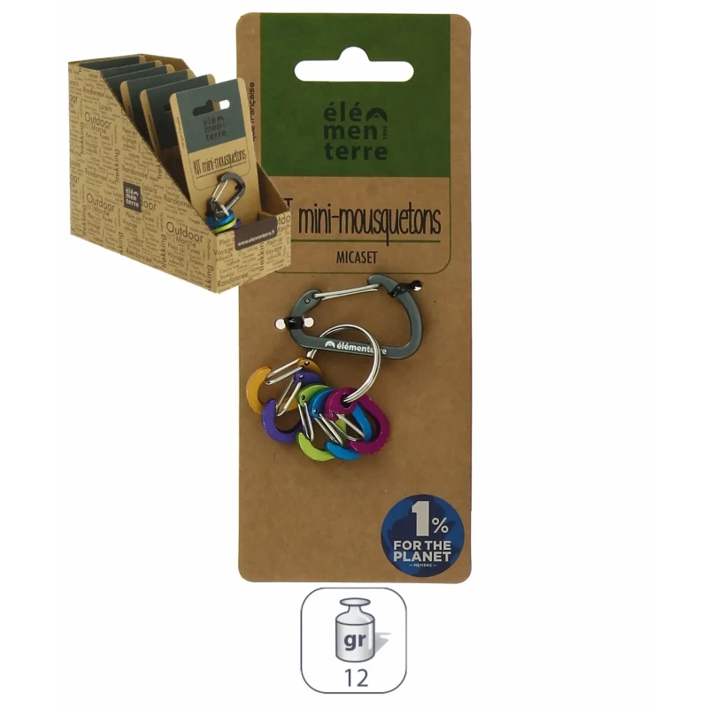 Image of Mini carabiner kit Elementerre Micaset Multicolore Unisex TU