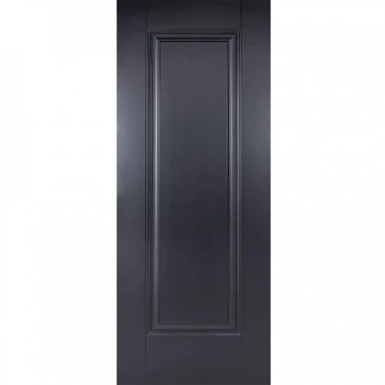 Image of LPD Eindhoven Panel Black Primed Internal Door - 1981mm x 762mm (78 inch x 30 inch)