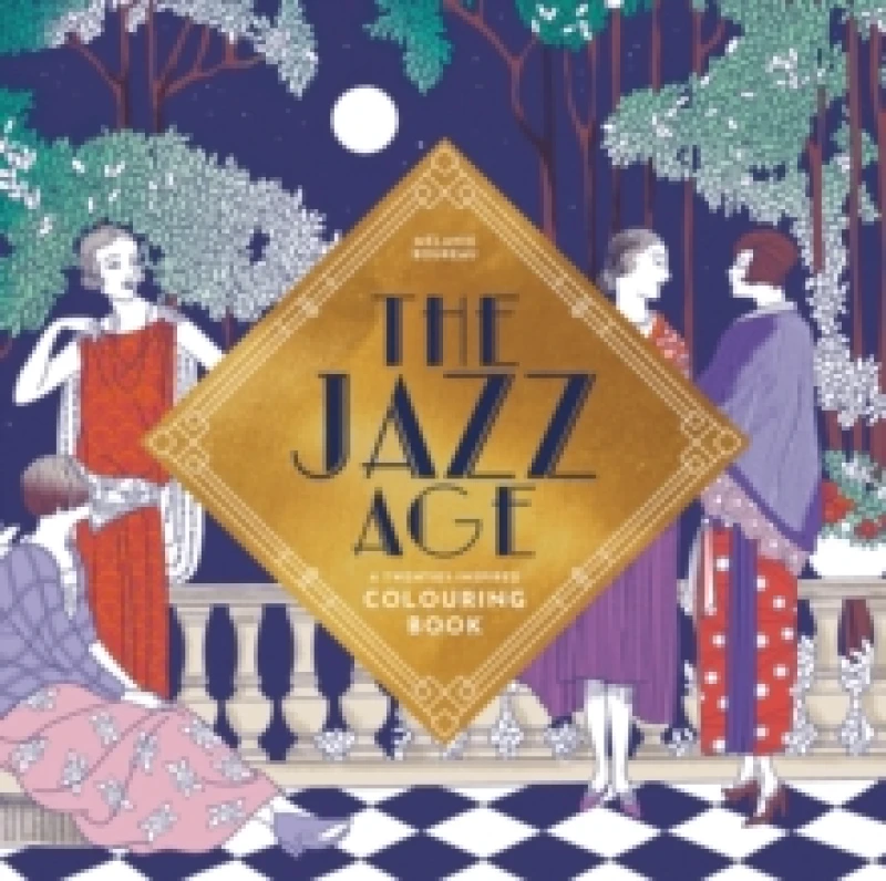 Image of The Jazz Age : A Twenties Inspired Colouring Book Paperback / softback