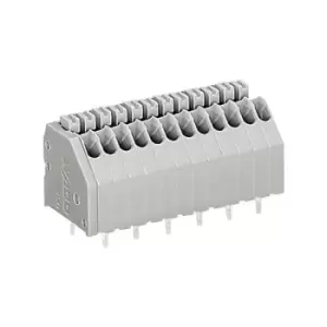 Image of Wago 250-404. Terminal Block, Wire To Brd, 4Pos, 20Awg