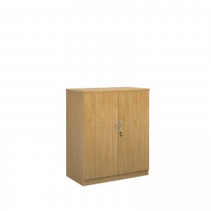 Image of Dams Deluxe Double Door cupboard 1200mm High with 2 Shelves - OAK