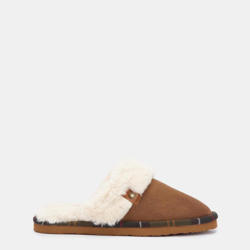 Image of Barbour Claudia Mule Slippers Brown female 4 (37)