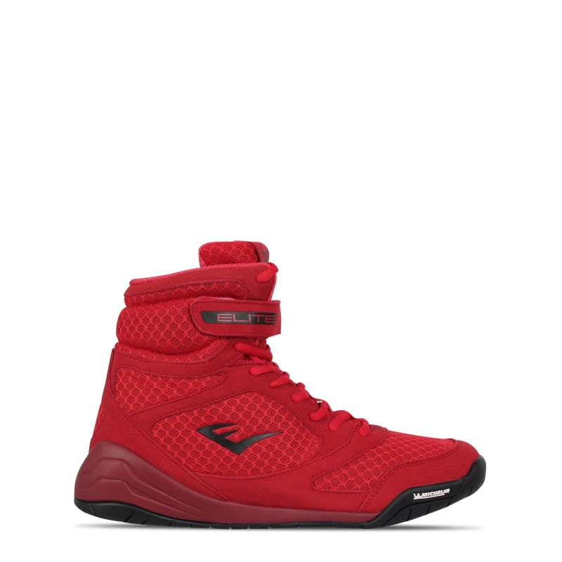 Image of Everlast Pro Elite Boxing Boots Mens Red male 7 (41)