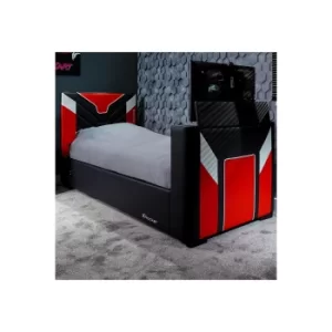 Image of X Rocker Cerberus Side Lift Ottoman TV Gaming Bed