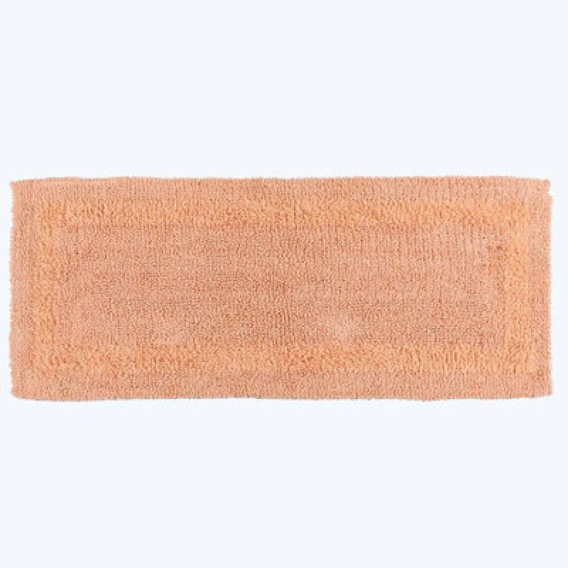Image of Homescapes Luxury Reversible Bath Mat Runner - Peach