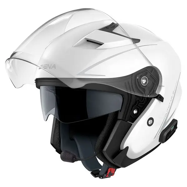 Image of Sena Helmet Outstar S White Size L