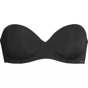 Image of Calvin Klein Push Up Strapless Bra - Black