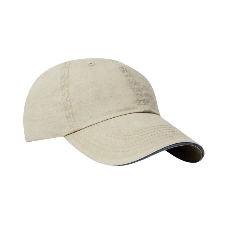 Image of Result Result Men Washed Baseball Cap in Beige Beige One Size Male 5063470448920
