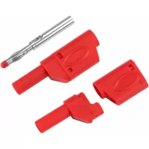 Image of Truconnect - 170576 4mm Shrouded Stackable Test Plug Red