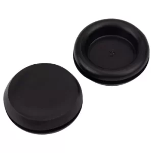 Image of Schneider Electric 3280035 PVC Cable Grommet Quick Fit 25mm Closed...