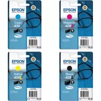 Image of Epson Glasses 408L Black And Tri Colour Ink Cartridge