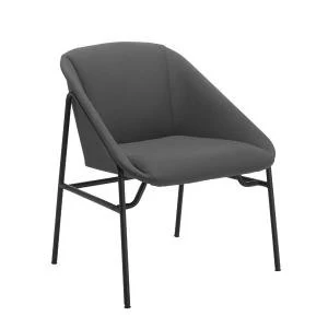 Image of Jemini Grey Bistro Reception Armchair KF79230