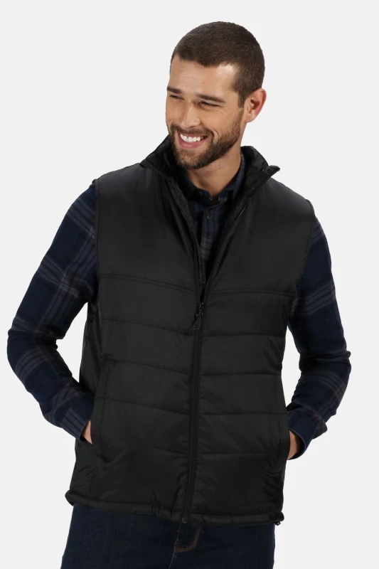Image of Regatta Regatta Men Stage Insulated Bodywarmer in Black Size: Small Black S Male 5057538108505