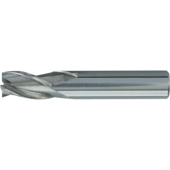 Image of 14.00MM Carbide 3 Flute Plain Shank Short Series Slot Drills - TiCN Coated