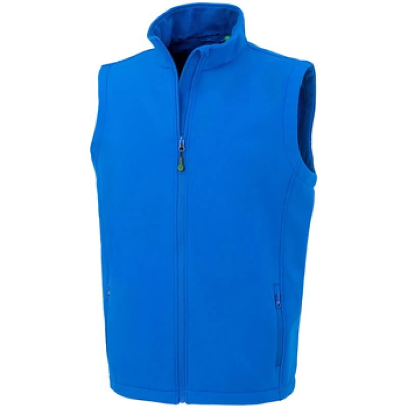 Image of Result Result Men Printable Body Warmer in Blue Size: Medium Blue M Male 5063300942161