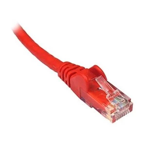 Image of 1mtr Scan Red Cat 5e Snagless Moulded Patch Lead