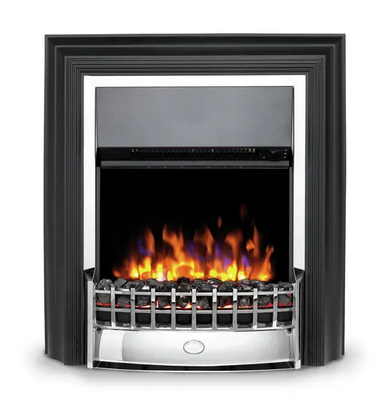 Image of Dimplex Optiflame CHT20X-CH Coal Effect With Remote Control - Chrome