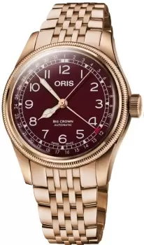 Image of Oris Watch Big Crown Pointer Date Bronze Red