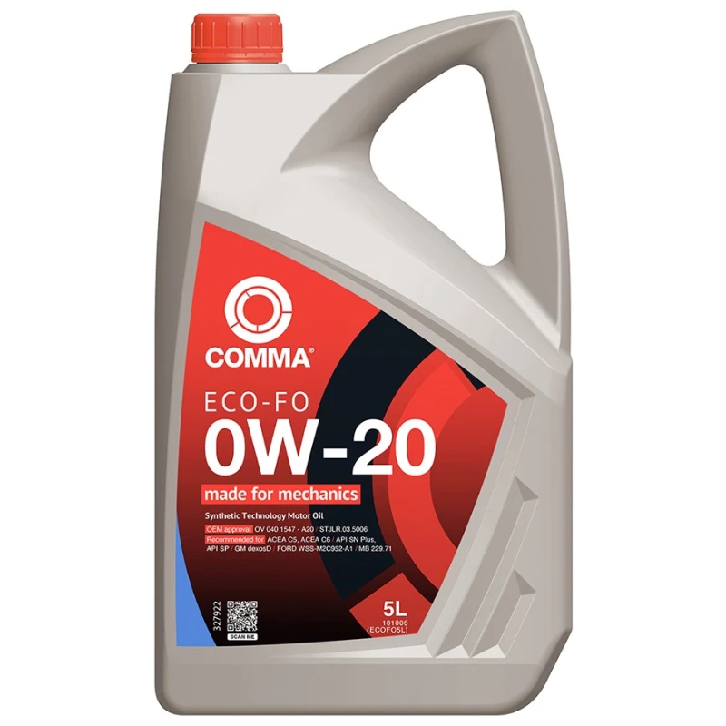 Image of COMMA ECOMB5L Engine oil COMMA ECO-MB 0W40 Capacity: 5l, 0W-40 Engine Oil (1862)