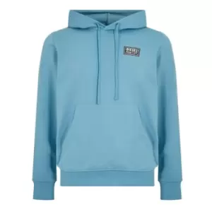 Image of Diesel Patch Logo OTH Hoodie Mens - Blue