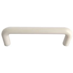 Image of BQ White Straight Interior door pull Cabinet handle