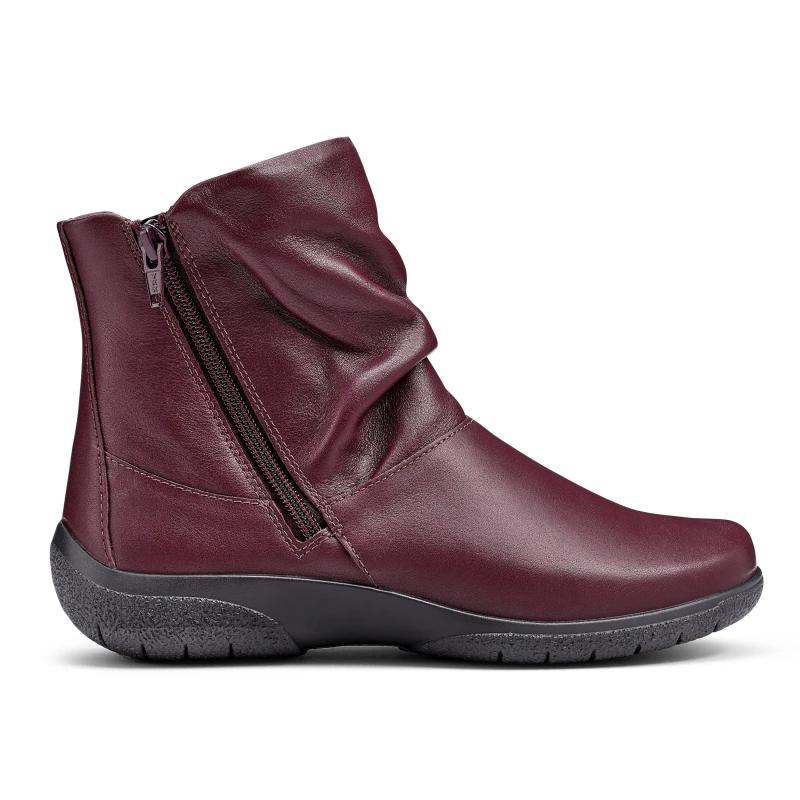 Image of Hotter Whisper Ankle Boots Wide Fit Dark Cherry female 3 (36)