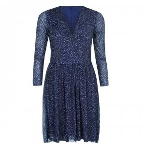 Image of French Connection Tabia Dress - Nocturnal Multi
