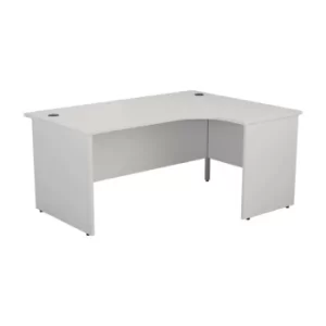 Image of 1800 X 1200 Panel Right Hand Radial Desk White