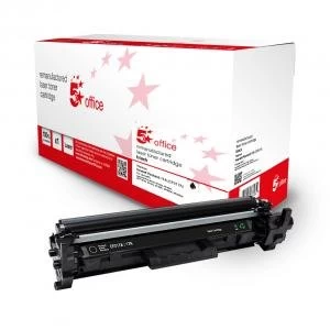Image of 5 Star Office HP 17A Black Laser Toner Ink Cartridge