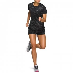 Image of Asics Night Track T Shirt Ladies - Black