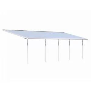 Image of Palram Sierra Patio Cover 3m x 9.15m - White Clear
