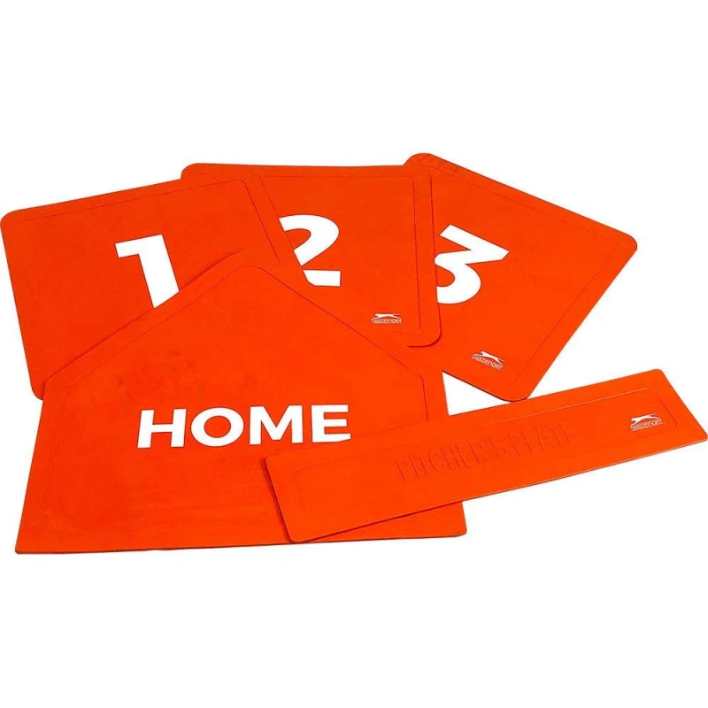 Image of Slazenger Throw Down Rubber Bases (Set of 5) Neutral unisex One Size