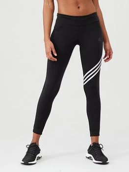 Image of adidas Run It Tight - Black, Size L, Women