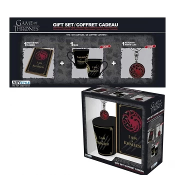 Image of Game Of Thrones - Mug 250ml + Keyring + Notebook "Targaryen"