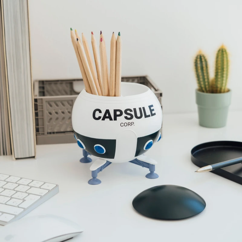 Image of Dragon Ball Z Spaceship Capsule Corp Pen Holder