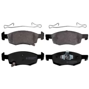 Image of Brake Pad Set 16907 by Febi Bilstein front axle
