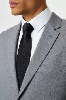 Image of Mens Regular Black Twill Tie