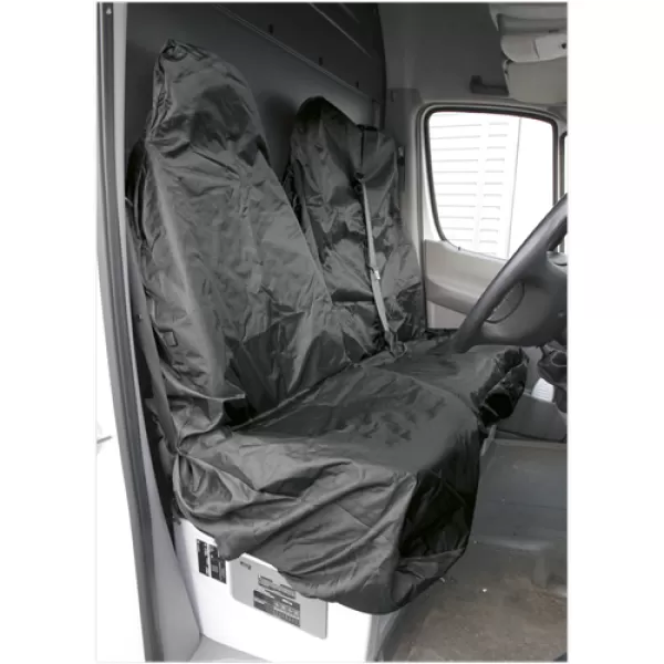 Image of Sealey CSC7 Van Seat Protector Set 2pc Heavy-Duty