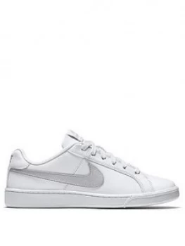 Image of Nike Court Royale - White/Silver , White/Silver, Size 5, Women