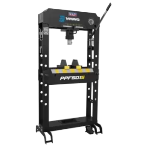 Image of Viking Air/Hydraulic Press 50 Tonne Floor Type with Sliding RAM and Foot Pedal